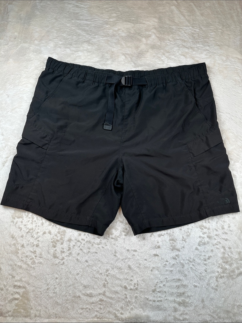 The North Face Size XXL Black Men's Athletic Drawcord Shorts | Performance